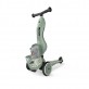 Тротинетка Scoot and Ride HKick 1 Lifestyle green lines с кош отпред